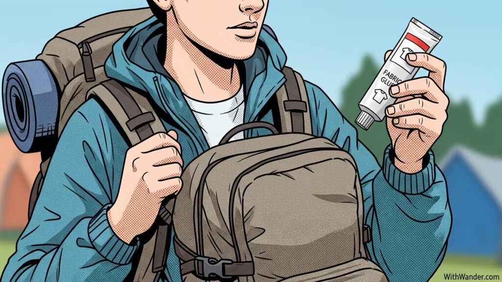 what kind of glue works on backpacks