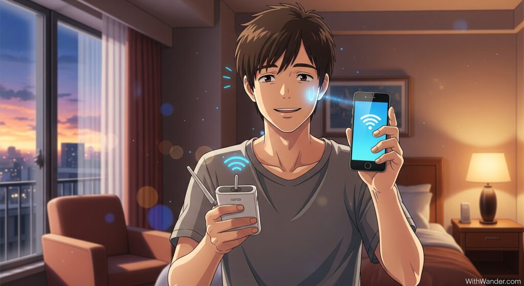 Can a travel router connect to hotel wifi?