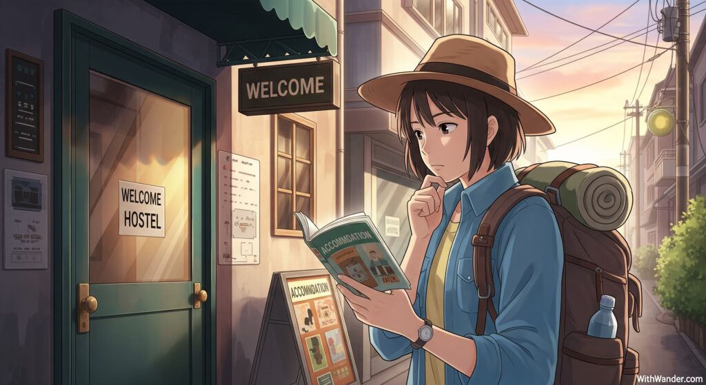 Choosing accommodation wisely like a social hostel to meet people