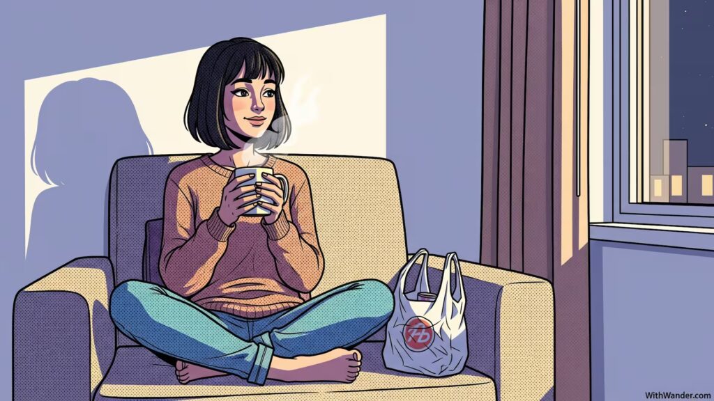 Overwhelmed In Tokyo Solo: 4 Tips for Instant Confidence 7 A cozy hotel room, creating a comfort zone home base for a solo traveler overwhelmed in Tokyo.