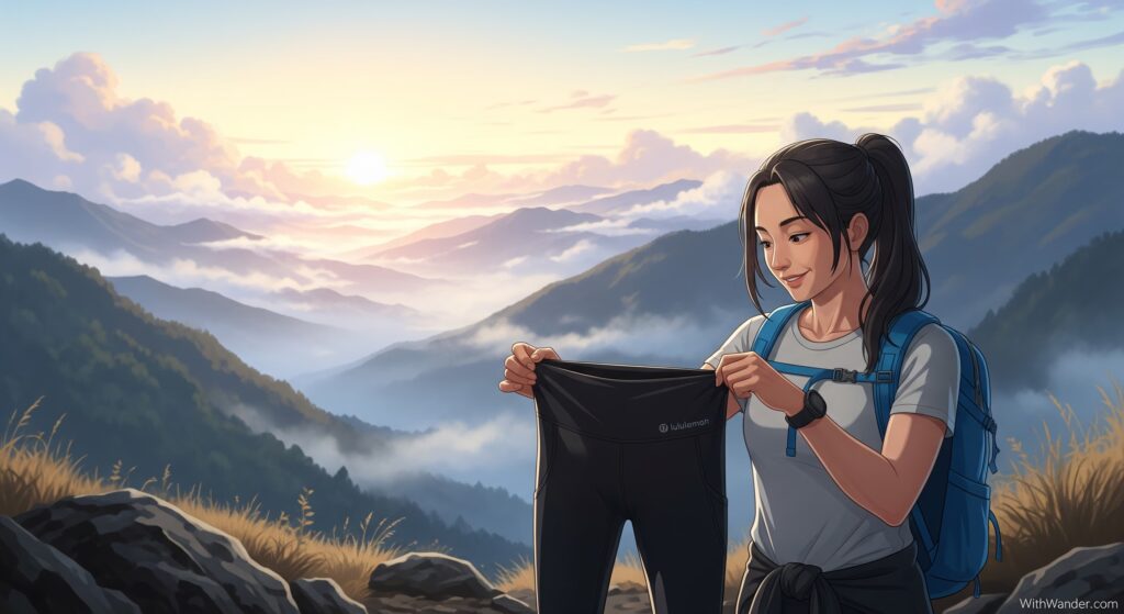 lululemon leggings for backpacking