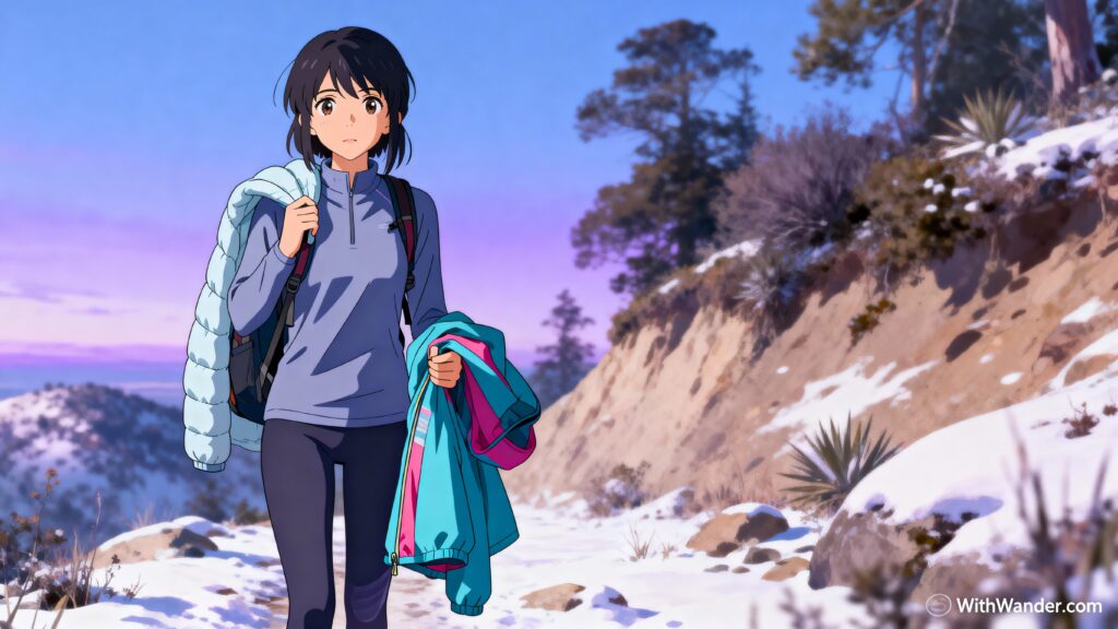 what to wear for southern california winter backpacking